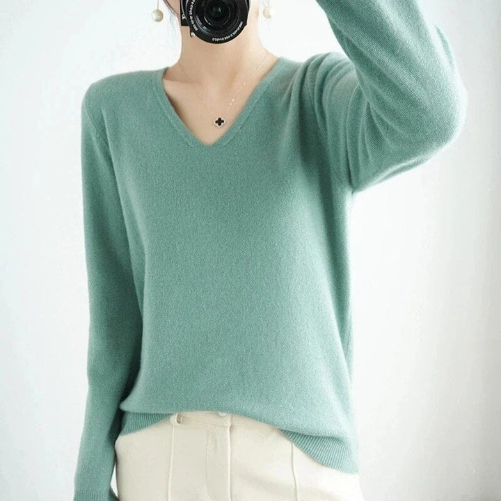 Paola - Pullover mit V-Ausschnitt für Damen