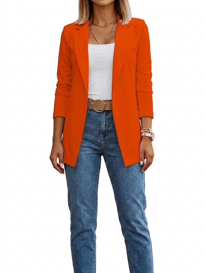Pavina | Eleganter, Figurschmeichelnder Drapierblazer für Jeden Anlass 6