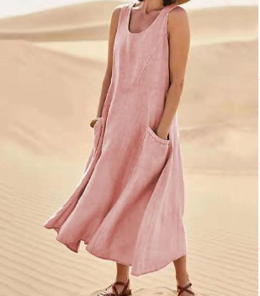 Lena – Cotton Dress with Pockets - Image 14