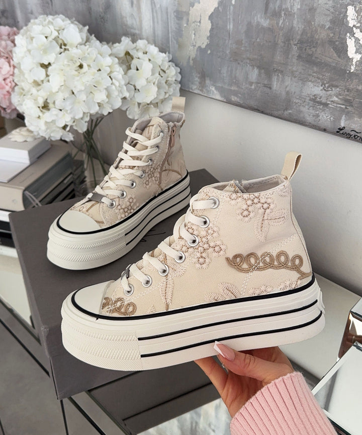 Plateau Sneaker Adi Beige
