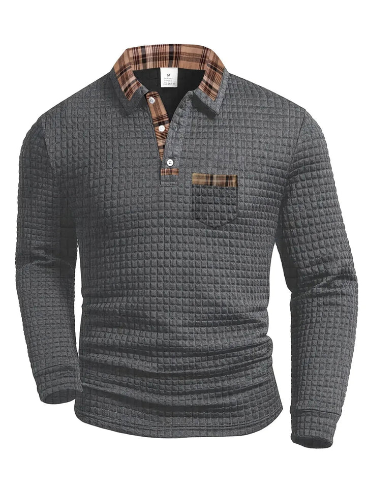 Polo mit Streifen Herren | Struktur-Optik & Gepflegter Look