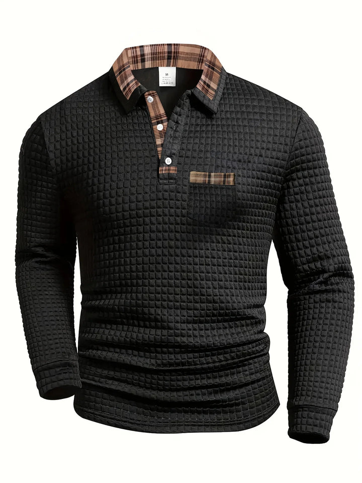 Polo mit Streifen Herren | Struktur-Optik & Gepflegter Look