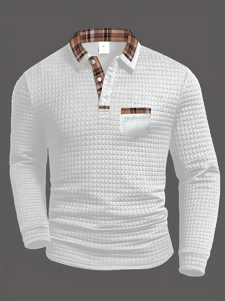 Polo mit Streifen Herren | Struktur-Optik & Gepflegter Look