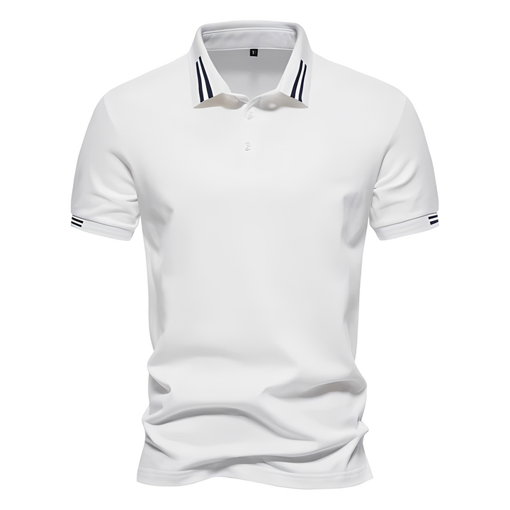 Polohemd Herren | Klassisch & Sportlich mit Streifendetails