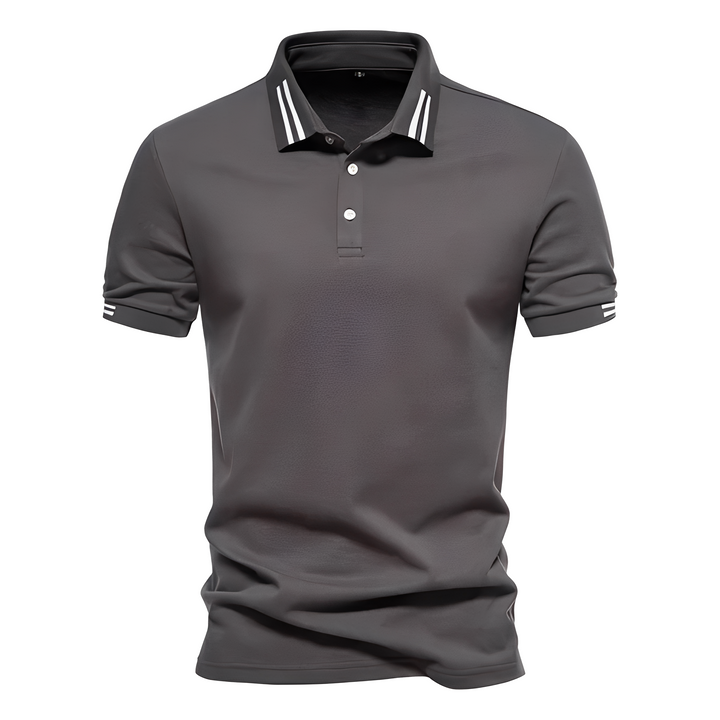 Polohemd Herren | Klassisch & Sportlich mit Streifendetails