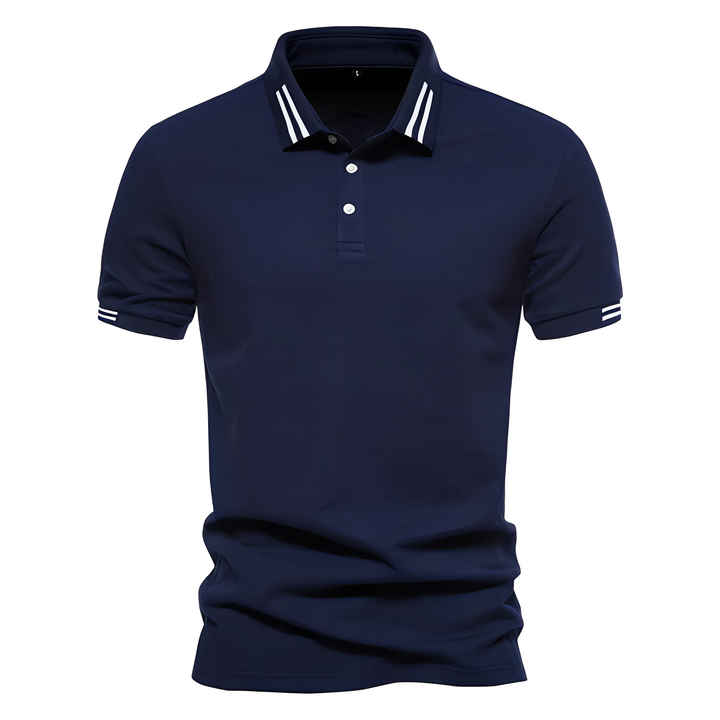 Polohemd Herren | Klassisch & Sportlich mit Streifendetails