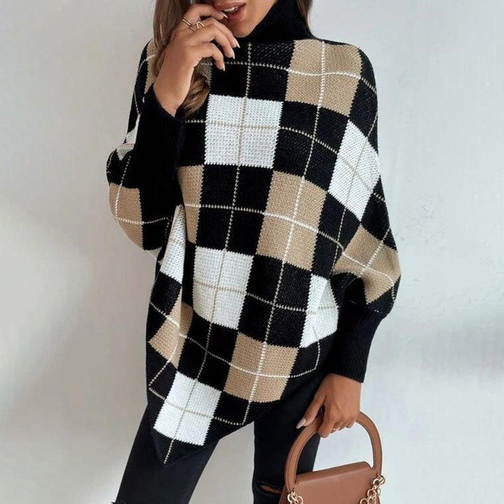 Portia - Eleganter Pullover mit geometrischem Print