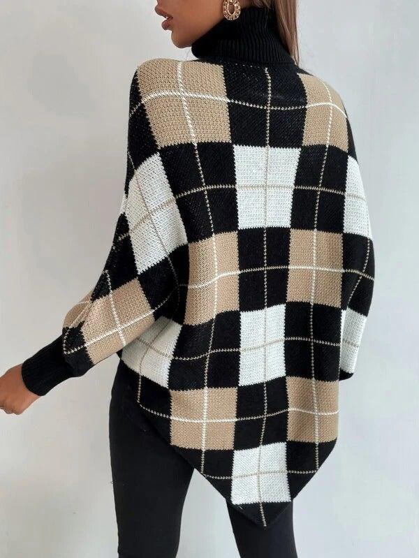 Portia - Eleganter Pullover mit geometrischem Print