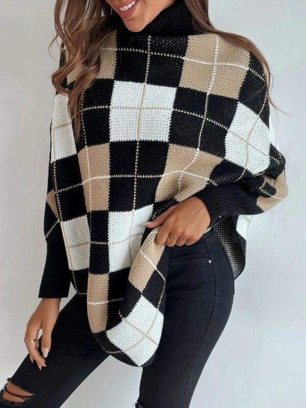 Portia - Eleganter Pullover mit geometrischem Print