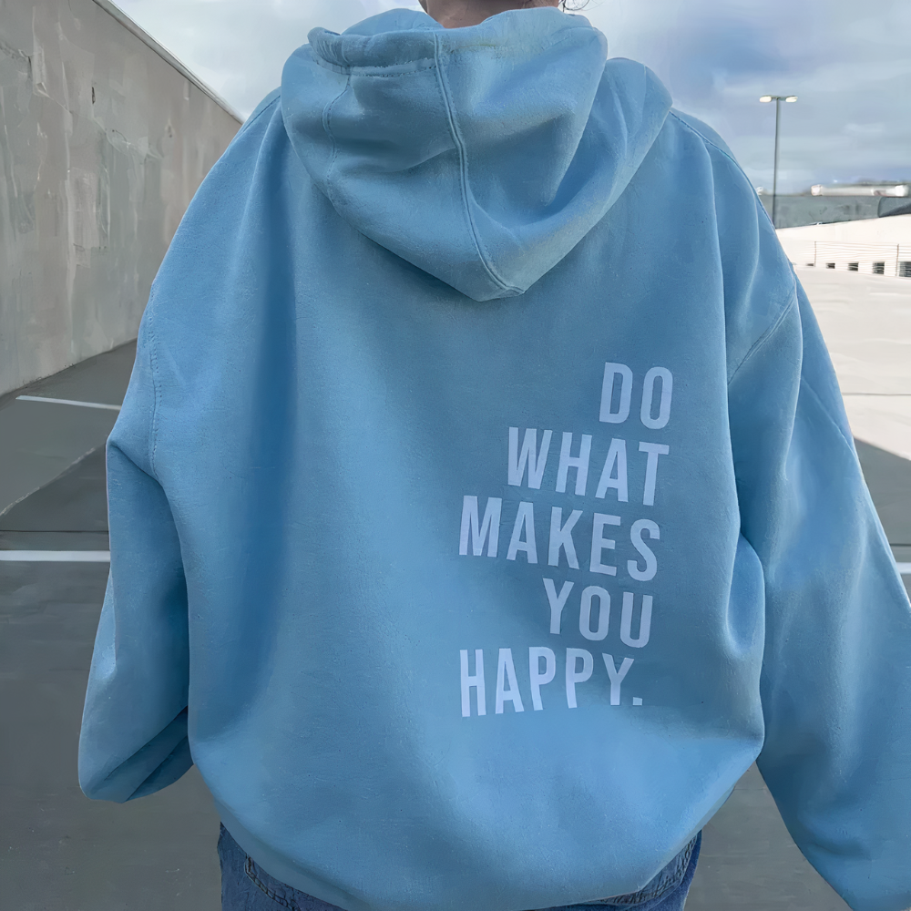 Premium Oversized Hoodie  'DO WHAT MAKES YOU HAPPY'