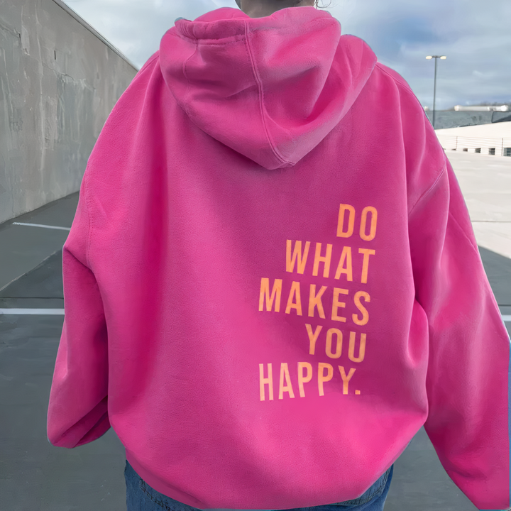 Premium Oversized Hoodie  'DO WHAT MAKES YOU HAPPY'