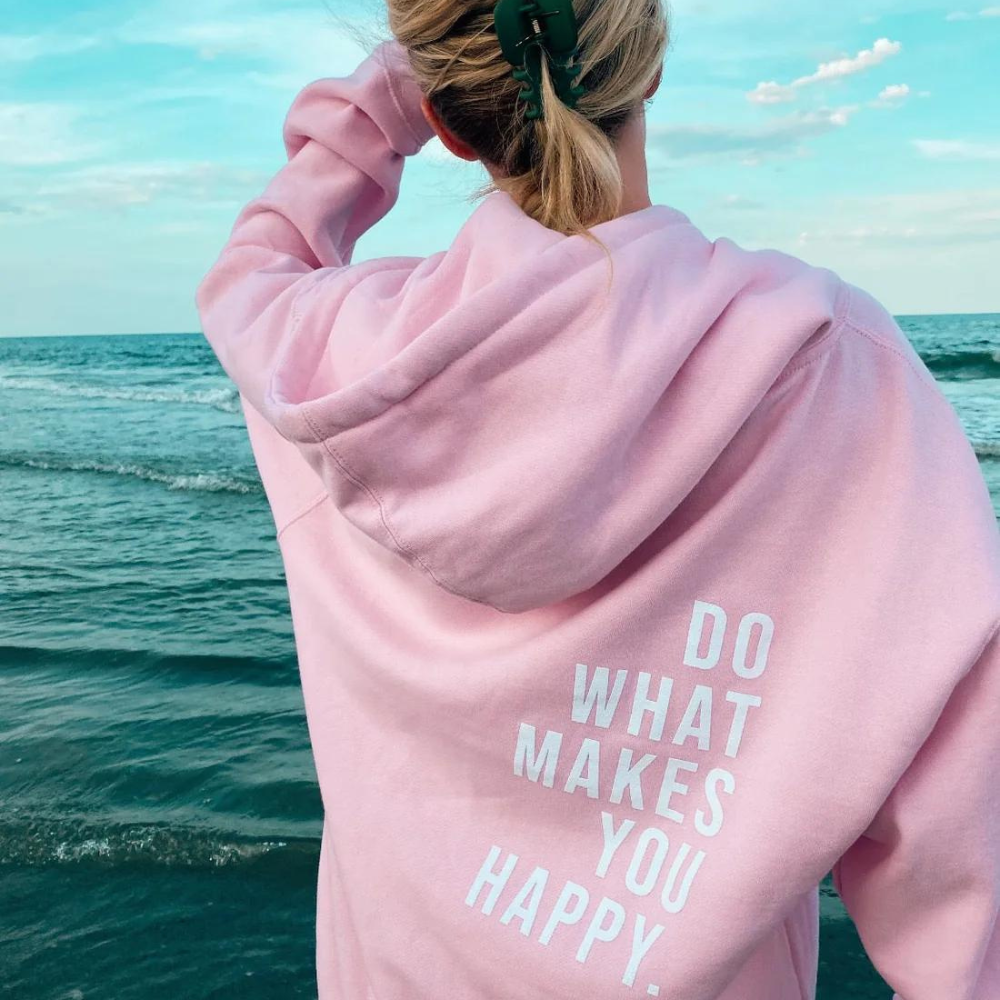 Premium Oversized Hoodie  'DO WHAT MAKES YOU HAPPY'