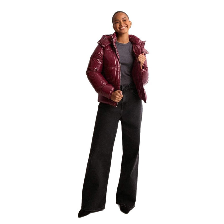 Pufferjacke Damen | Abnehmbare Kapuze & Hochabschließender Zipper