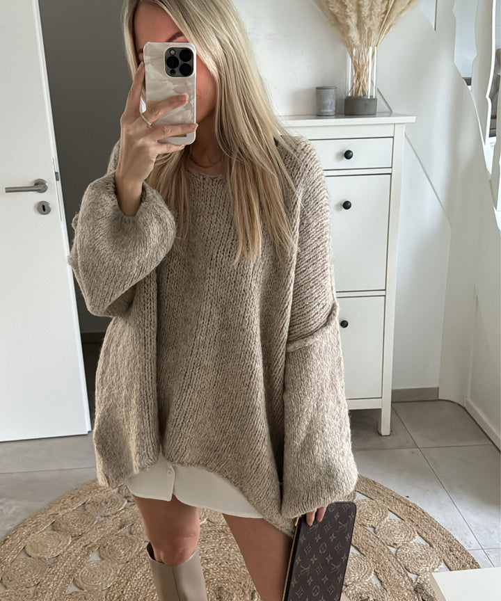 Pullover Cinderella Taupe  Ladypolitan ♡   