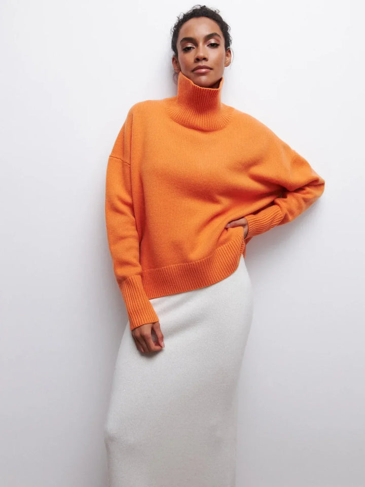 Pullover mit Rollkragen