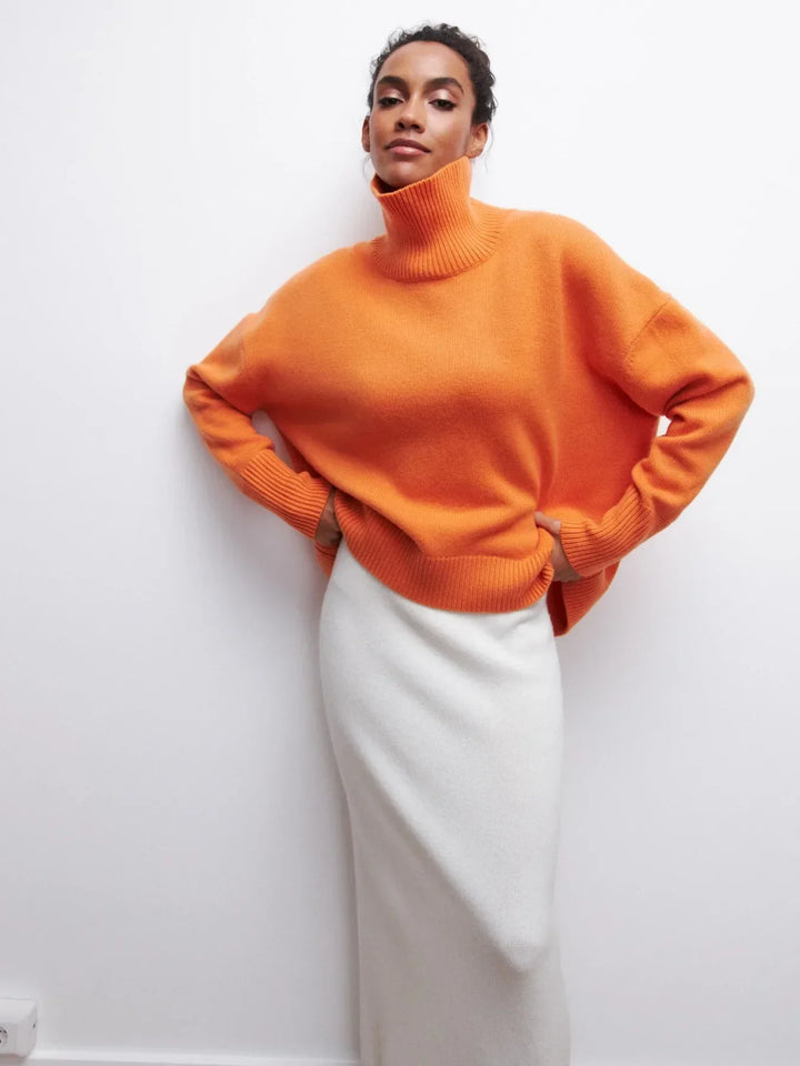 Pullover mit Rollkragen