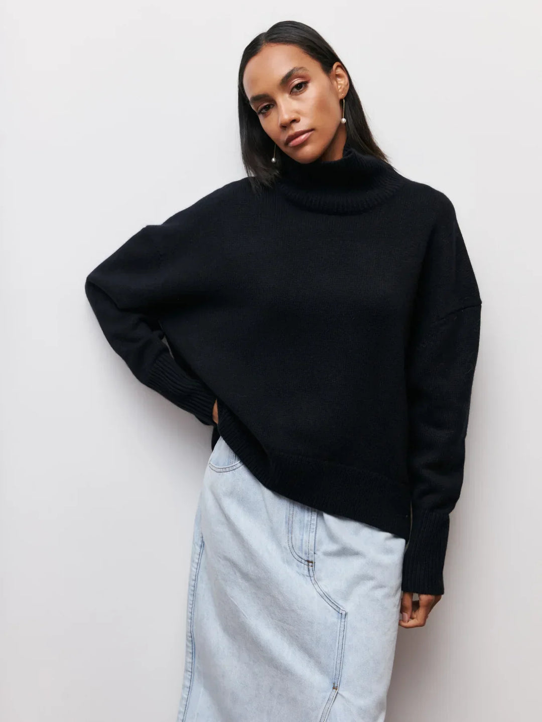 Pullover mit Rollkragen