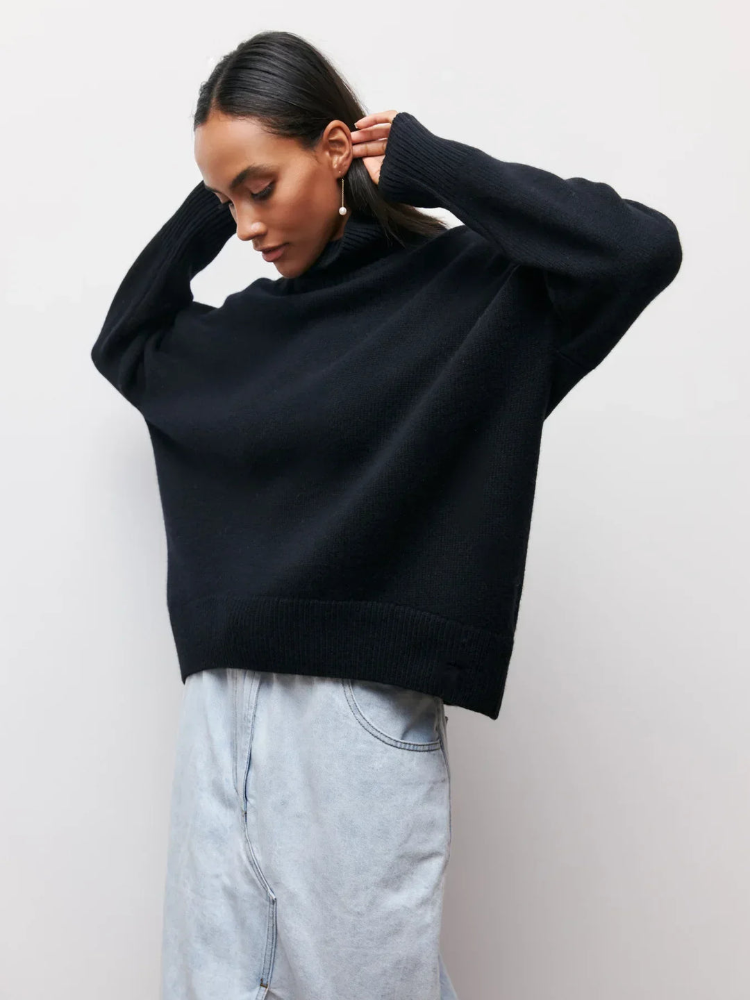 Pullover mit Rollkragen