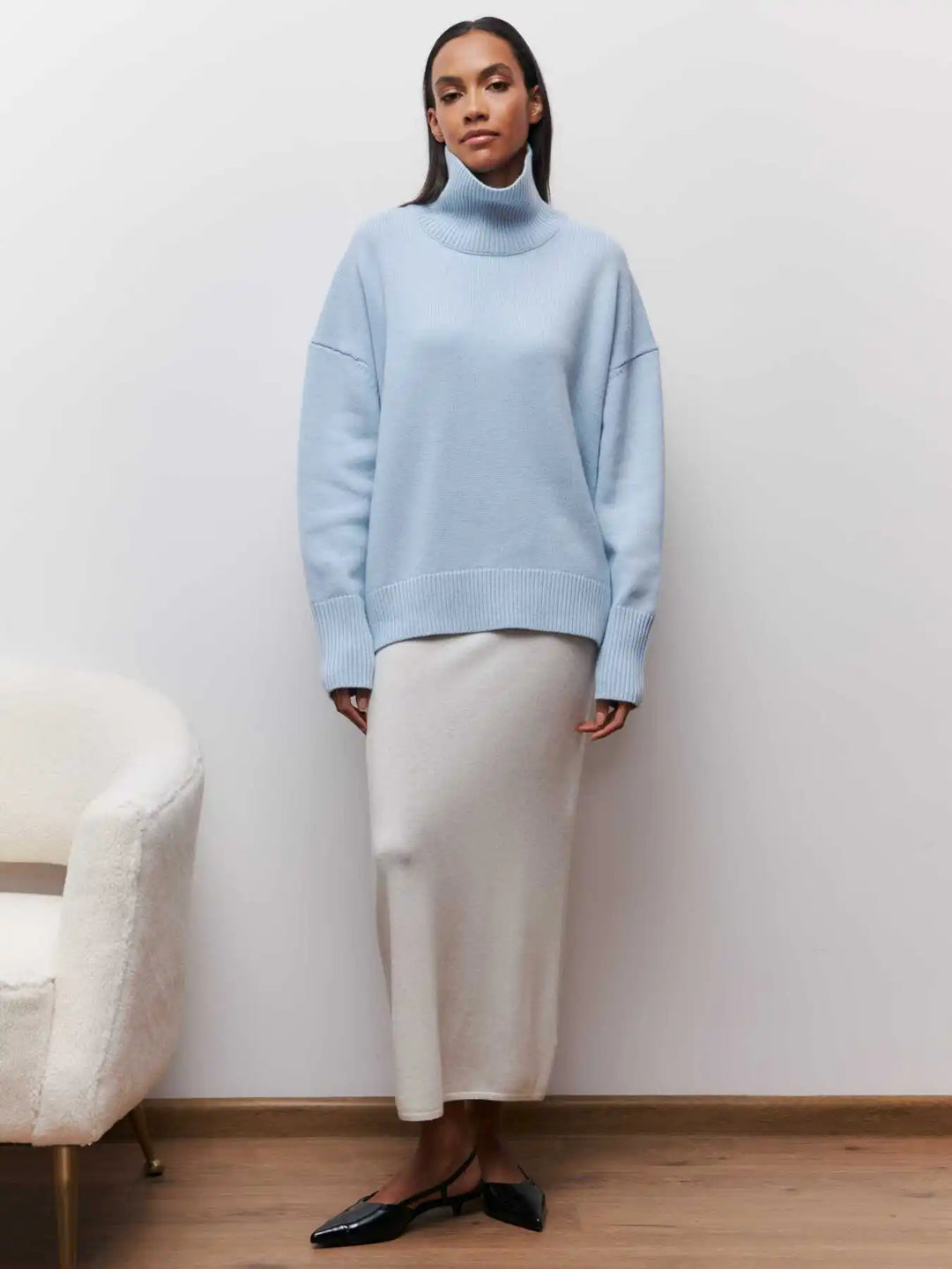 Pullover mit Rollkragen