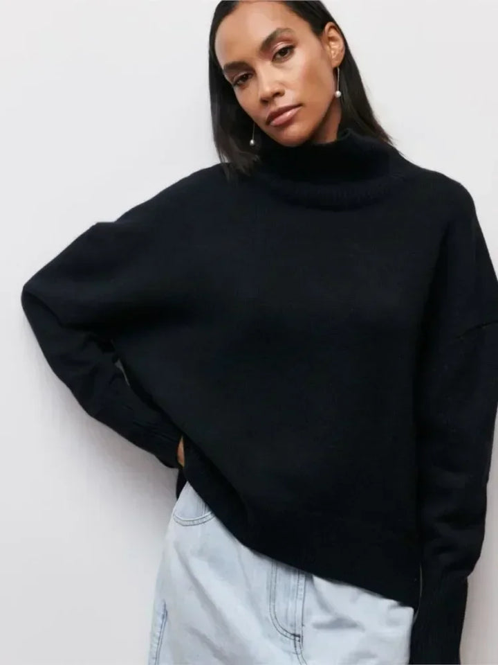 Pullover mit Rollkragen