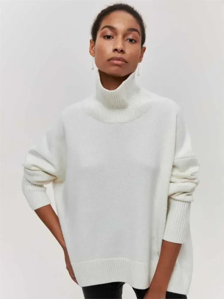 Pullover mit Rollkragen