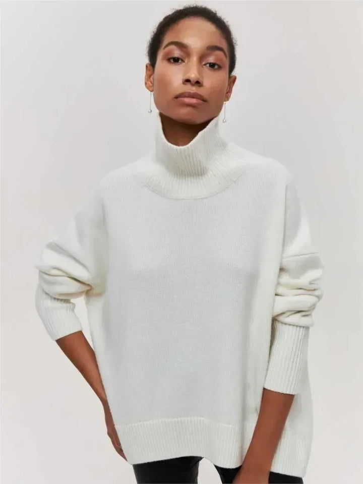 Pullover mit Rollkragen