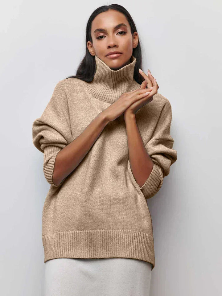 Pullover mit Rollkragen