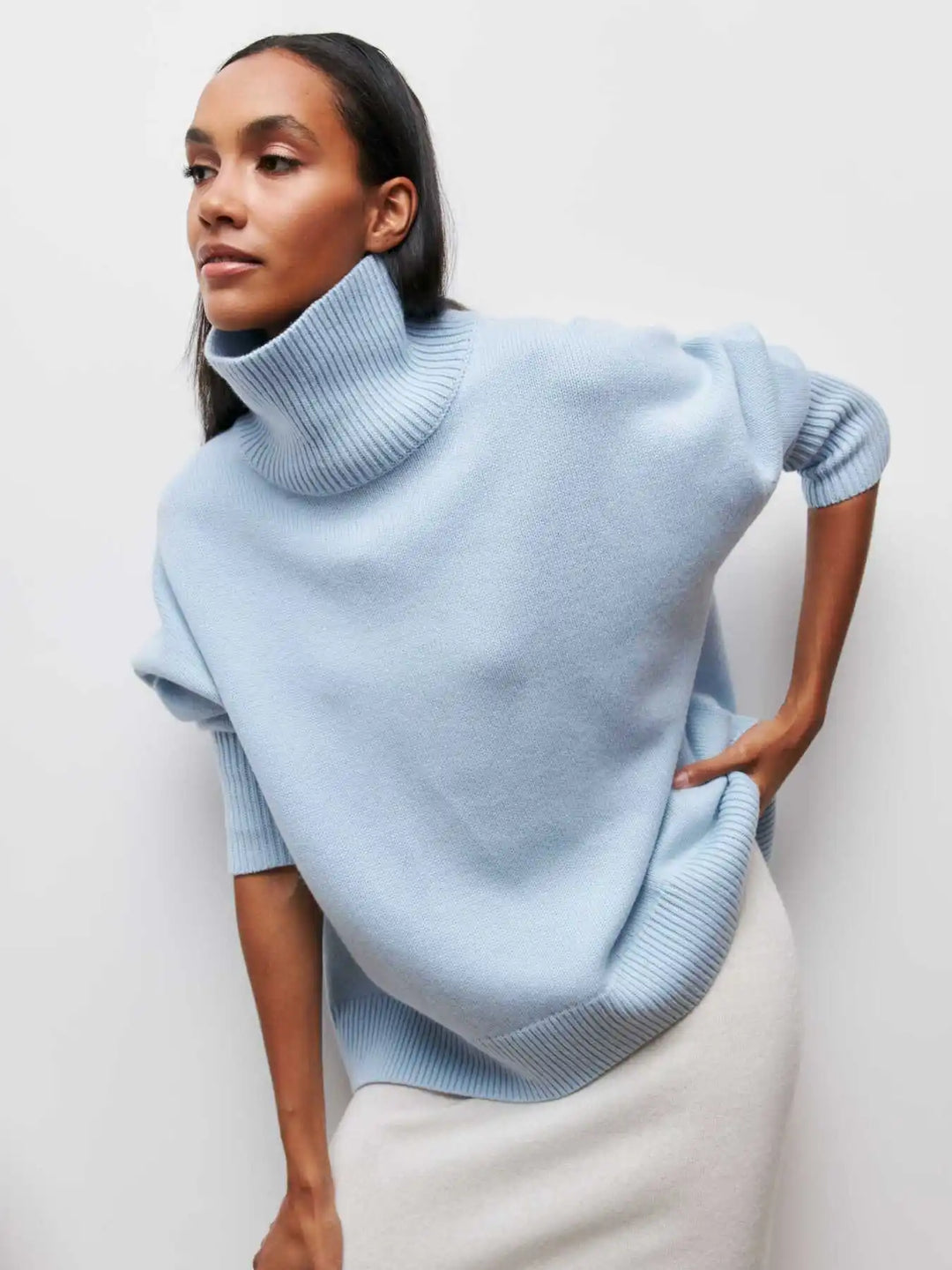 Pullover mit Rollkragen