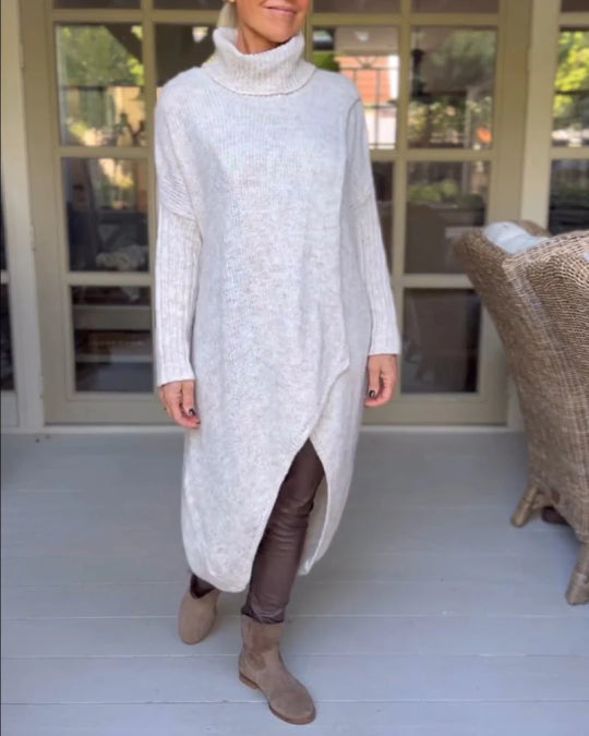 Pullover mit hohem Kragen