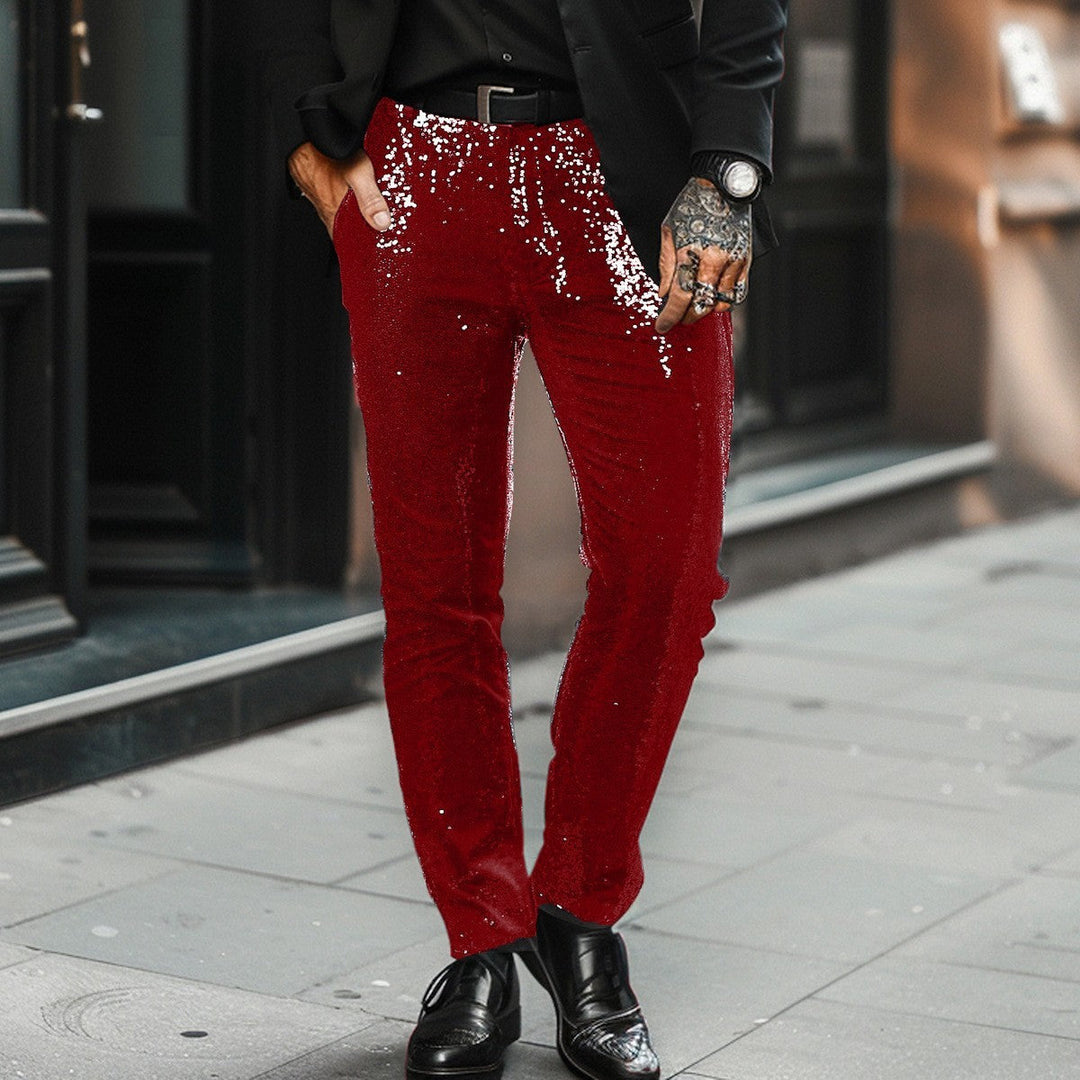 Rafael | Stilvolle und glamouröse Paillettenhose 6