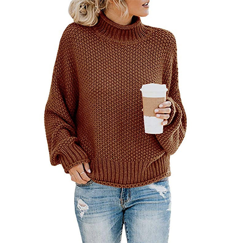 Rafaela - Damenpullover mit hohem Kragen