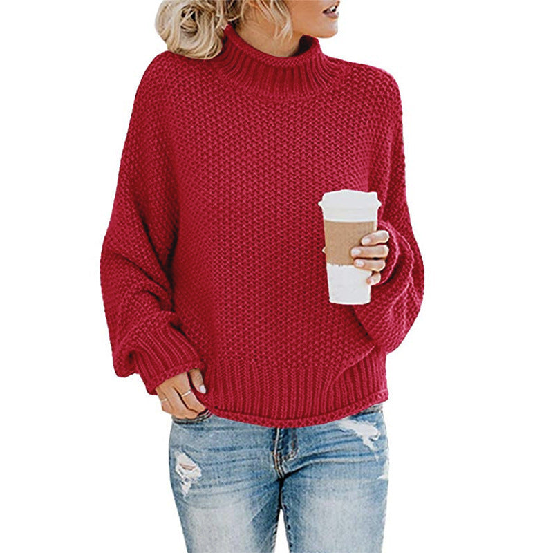 Rafaela - Damenpullover mit hohem Kragen