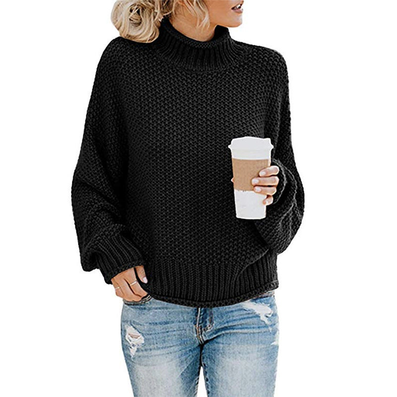 Rafaela - Damenpullover mit hohem Kragen