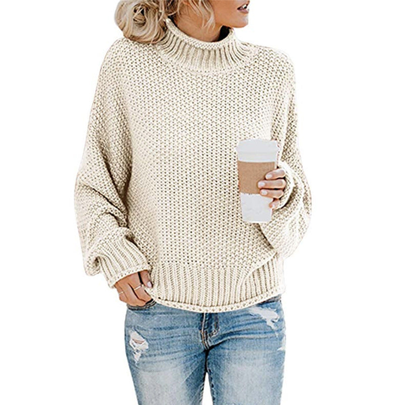 Rafaela - Damenpullover mit hohem Kragen