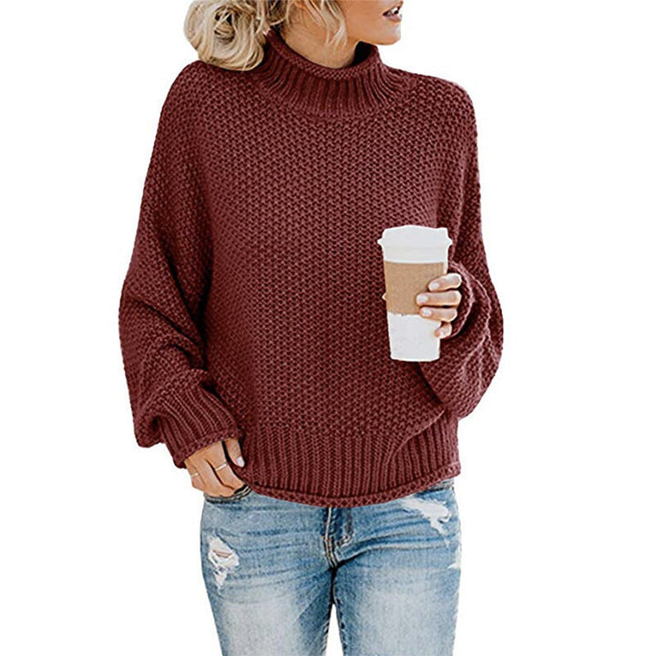 Rafaela - Damenpullover mit hohem Kragen