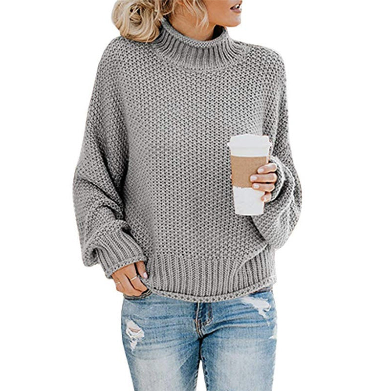 Rafaela - Damenpullover mit hohem Kragen