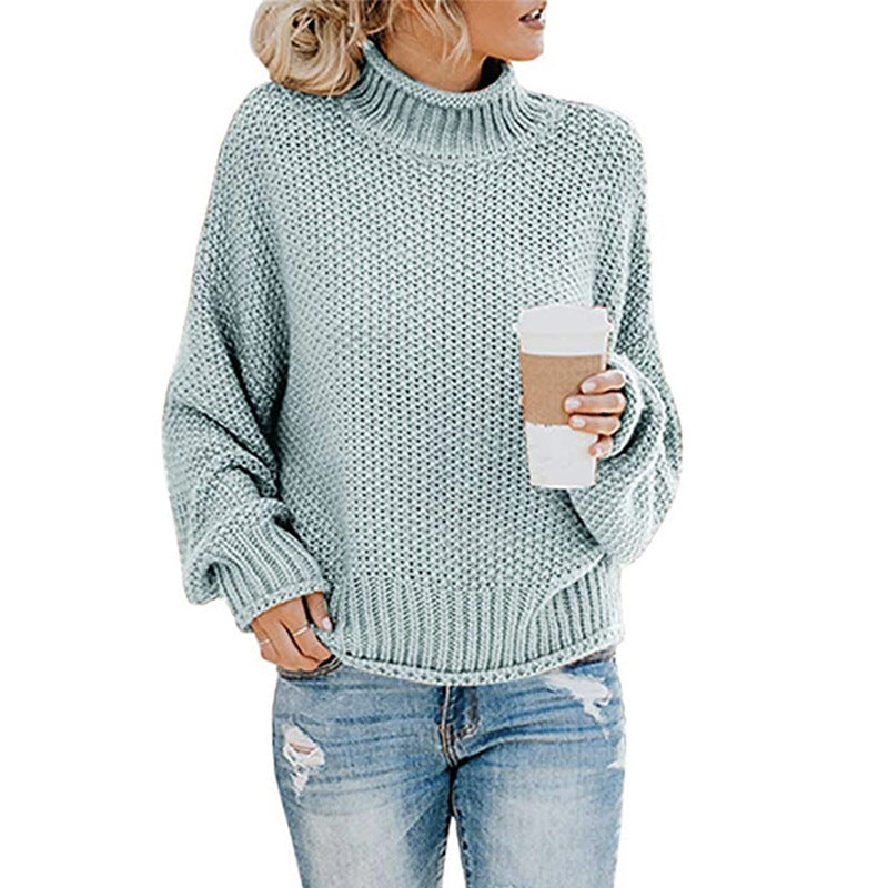 Rafaela - Damenpullover mit hohem Kragen