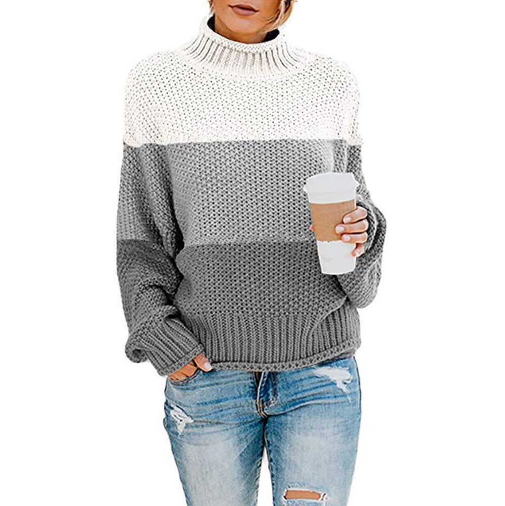 Rafaela - Damenpullover mit hohem Kragen