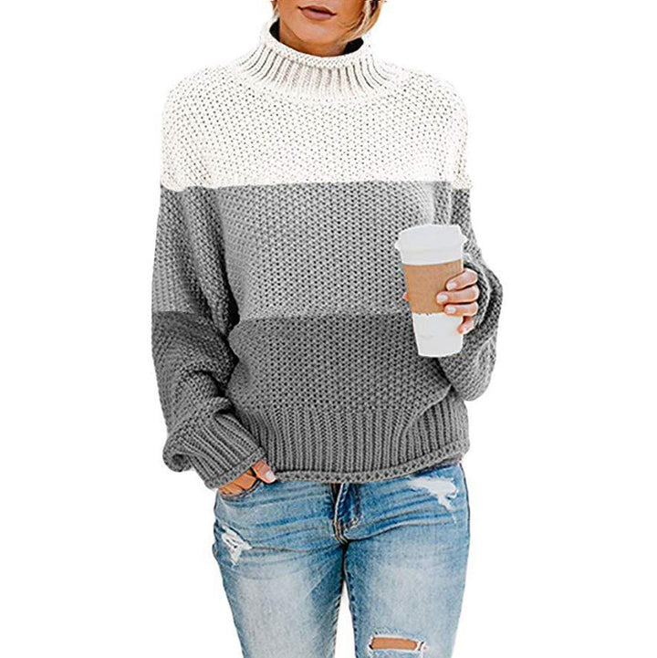 Rafaela - Damenpullover mit hohem Kragen