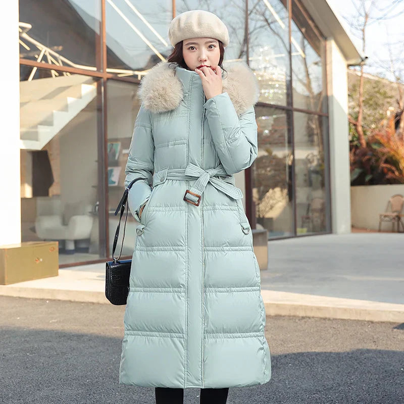 Raine - Langer Winter-Wickelmantel
