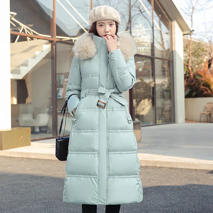 Raine - Langer Winter-Wickelmantel