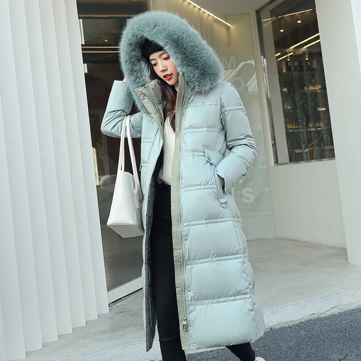 Raine - Langer Winter-Wickelmantel