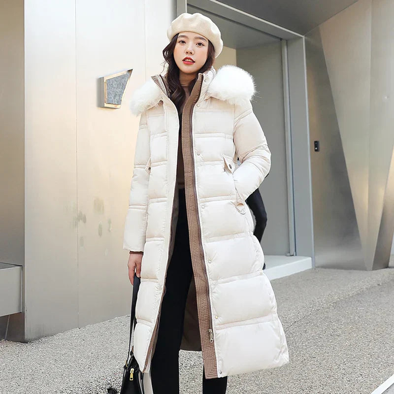 Raine - Langer Winter-Wickelmantel