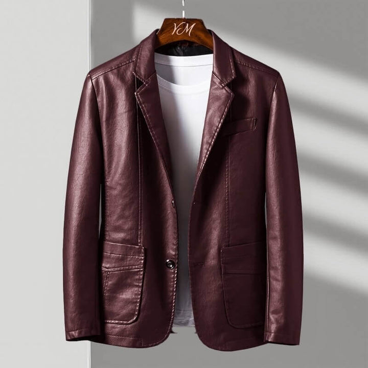 Theo – Leather Jacket for Men - Image 2