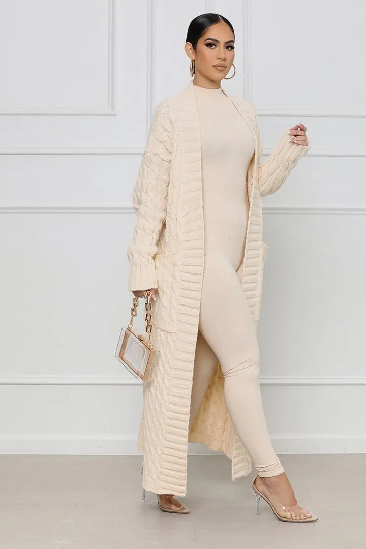 Rita - Elegante Lange Strickjacke für Damen
