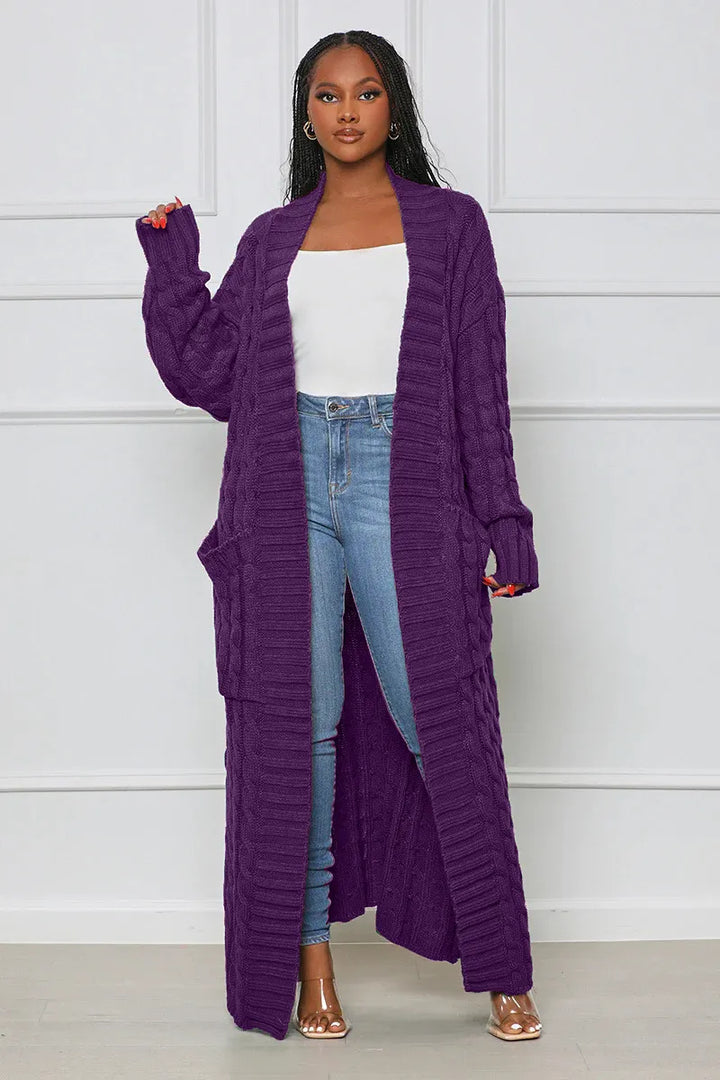 Rita - Elegante Lange Strickjacke für Damen