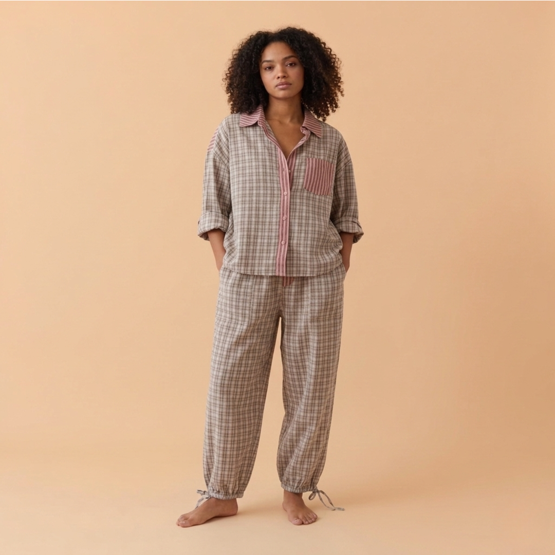 Rosa | Damen Schlafanzug – Weich, Elegant & Bequem für Entspannte Nächte 8