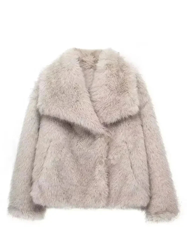 Rosie - Stylische Streetwear-Pelzjacke