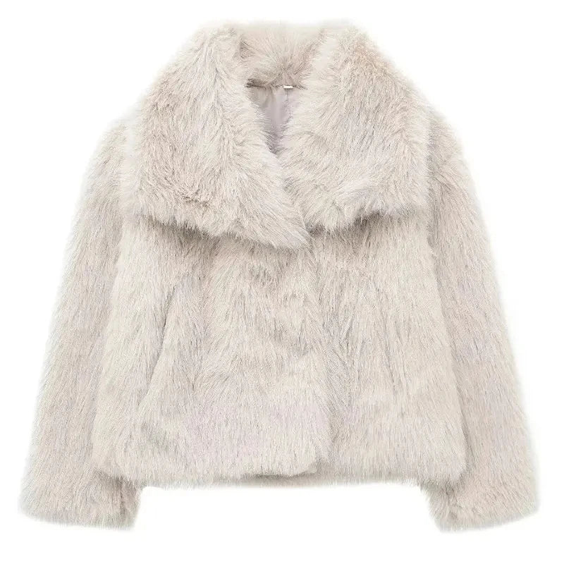 Rosie - Stylische Streetwear-Pelzjacke
