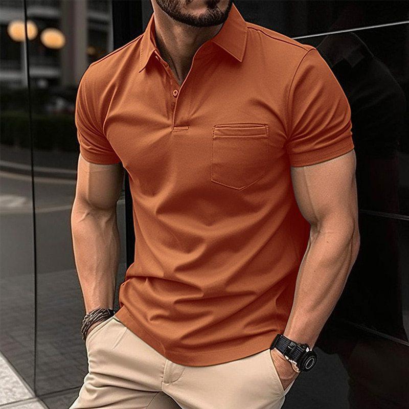 Richard | Herren Moderne Passform Taschen Polo-Shirt